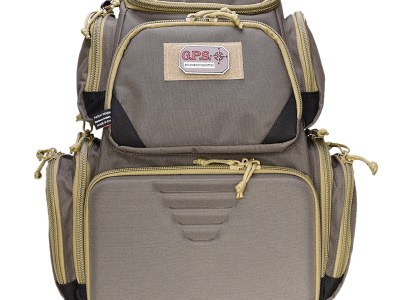 GPS Bags 1611SC Sporting Clays Backpack Olive w/Visual ID Storage System, Lockable Zippers, Storage Pockets, Pull-Out Rain Cover