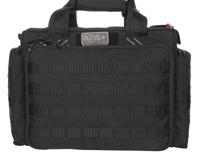 GPS Bags GPST1714LRB Tactical  Black 1000D Nylon Teflon Coating with Foam Cradle Holds 5 Handguns,  Storage Pockets & Handgun Sleeve Includes Ammo Dump Cups
