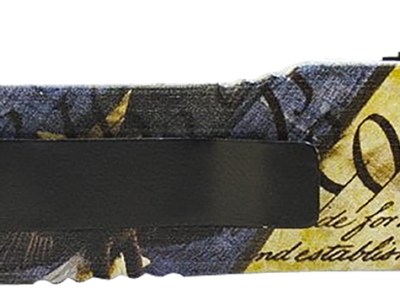 Templar Knife SEG332 Gen II Eagle Small 2.69″ OTF Drop Point Plain Powder Coated 440C SS Blade, 4.31″ Eagle w/”We The People” Aluminum Handle, Glass Breaker