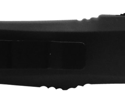 Templar Knife SFL232 Gen II Fallen Small 2.69″ OTF Tanto Plain Powder Coated 440C SS Blade, 4.31″ Black w/Skull Aluminum Handle, Glass Breaker