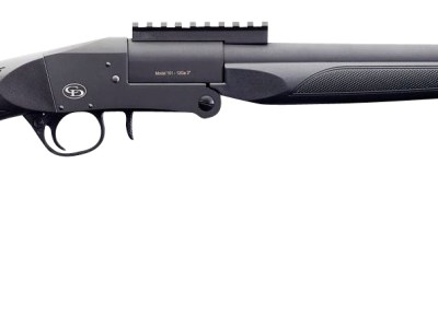 Charles Daly 930269 101 Turkey Full Size 12 Gauge Break Open 3″ 1rd 20″ Black Steel Single Shot Barrel Receiver w/Picatinny Rail, Fixed Black Synthetic Stock, Beretta/Benelli Choke System