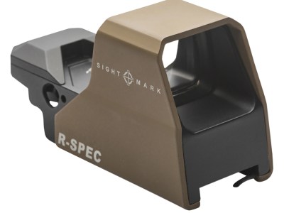 Sightmark SM26031DE Ultra Shot R-Spec Reflex Sight Dark Earth 1 x 33 mm x 24 mm  3 MOA Red/Green Dot/5 MOA Dot/50 MOA Circle Multi Reticle