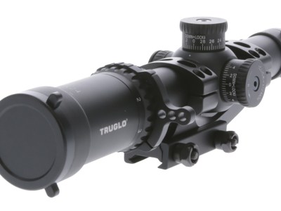TruGlo TG-8518TLR Omnia  Black Anodized 1-8x24mm 30mm Tube Illuminated APTR Reticle