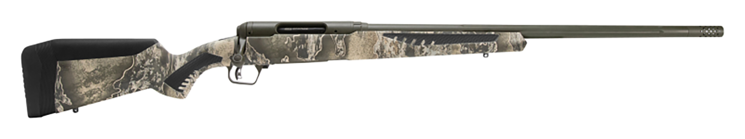 Savage Arms 57741 110 Timberline 243 Win 4+1 22″, OD Green Cerakote, Realtree Excape Fixed AccuStock with AccuFit