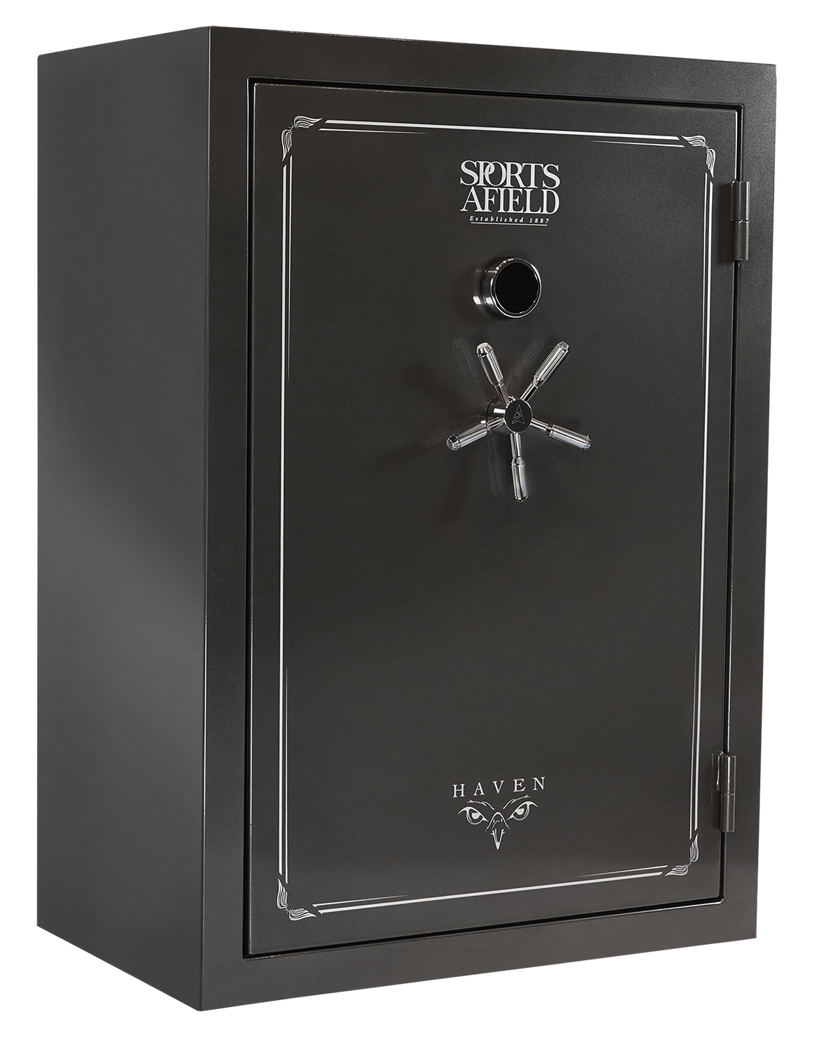 Sports Afield SECSA5942HX Haven  Electronic Keypad/Key Entry Dark Gray Metallic Steel Holds 48 + 8 59″ H x 42″ W x 26″ D Fireproof- Yes