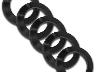 GrovTec US Inc GTHM319 Crush Washer  223 Cal Black Nitride Steel 1/2″-28 tpi Rifle 5 Per Pack