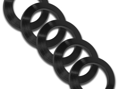 GrovTec US Inc GTHM320 Crush Washer  308 Cal Black Nitride Steel 5/8″-24 tpi Rifle 5 Per Pack