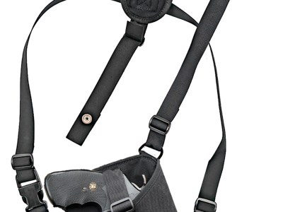 GrovTec US Inc GTHL15102R Trail Pack  Shoulder Black Nylon Harness Fits Med/Lg DA Revolver Fits 3-4″ Barrel Right Hand