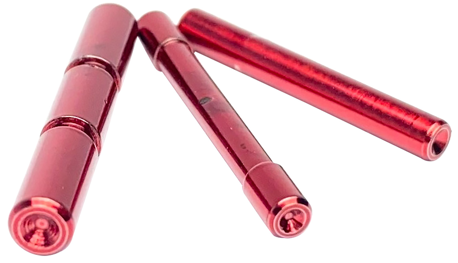 Cross Armory CRGPSRD 3 Pin Set Dimpled Compatible w/Glock Gen1-3 Red Steel