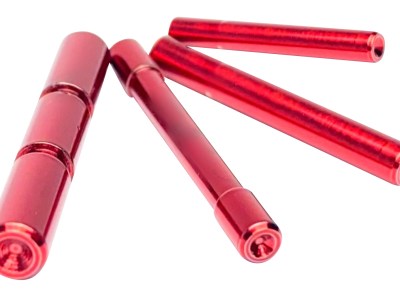 Cross Armory CRG4PSRD 4 Pin Set Dimpled Extended Compatible w/Glock Gen4 Red 4140 Steel