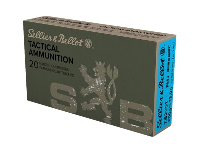 Sellier & Bellot SB762SUBB Rifle  308Win 200gr Full Metal Jacket Subsonic 20 Per Box/25 Case