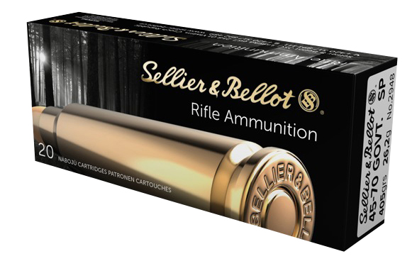 Sellier & Bellot SB4570A Rifle  45-70Gov 405gr Soft Point 20 Per Box/12 Case