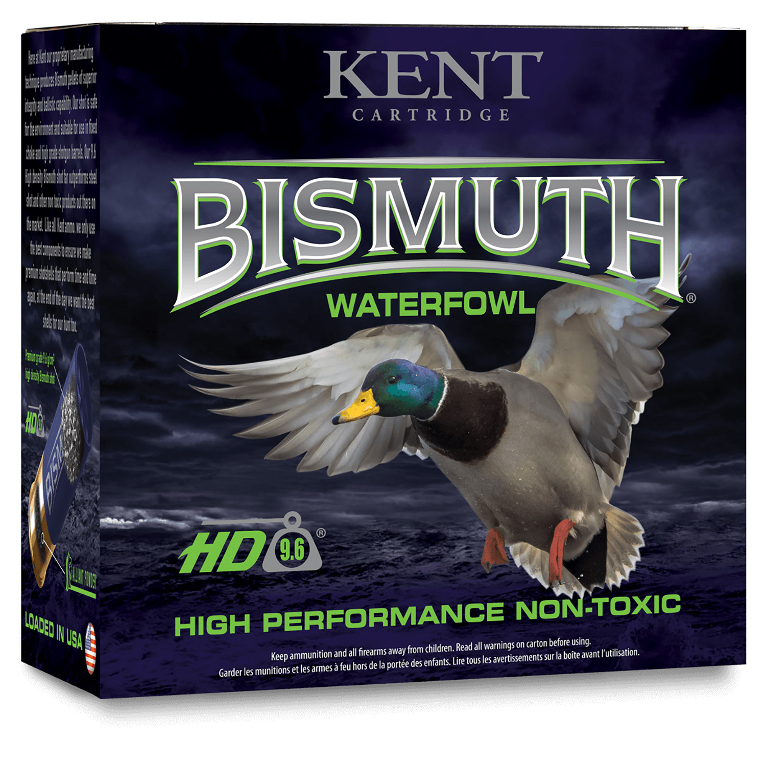 Kent Cartridge B203W285 Bismuth Waterfowl 20 Gauge 3″ 1 oz Bismuth 5 Shot 25 Per Box/ 10 Case