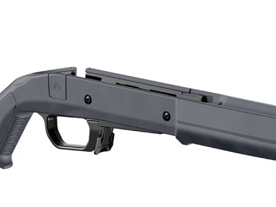 Magpul MAG1069-GRY-LT Hunter 110  Stock Fixed with Aluminum Bedding & Adj Comb Stealth Gray Synthetic Savage 110 Short Action Left Hand