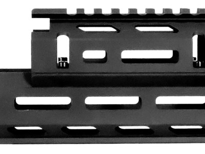 Aim Sports MMAK02 Russian Handguard  Short & Drop-in, M-LOK 2-Piece Style Made of 6061-T6 Aluminum with Black Anodized Finish for AK-47
