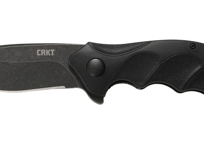 CRKT K221KKP Foresight Assisted 3.53″ Folding Modified Drop Point Plain Black Stonewashed 4116 Stainless Steel Blade/ Black Contoured GRN Handle Includes Pocket Clip