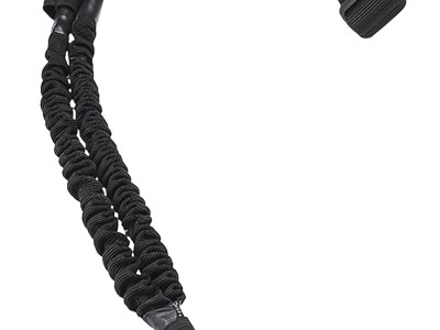 NcStar AQDBS1B VISM 1 Point Sling Black Nylon Strap w/Elastic Shock-Cord 46″-64″ OAL Adjustable Bungee