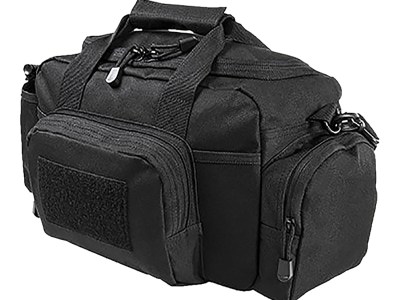 NcStar CVSRB2985B VISM Range Bag with Small Size, Side Pockets, PALs Webbing, Carry Handles, Pockets & Black Finish
