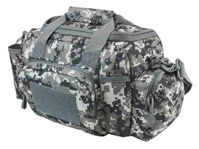 NcStar CVSRB2985D VISM Range Bag with Small Size, Side Pockets, PALs Webbing, Carry Handles, Pockets & Digital Camouflage Finish