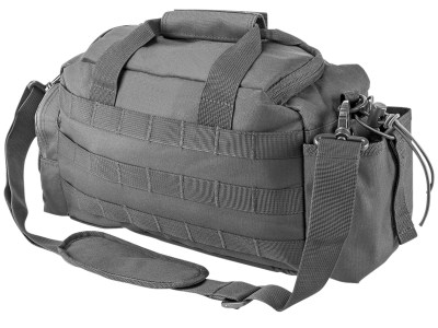 NcStar CVSRB2985U VISM Small Range Bag Side Pockets, PALs Webbing, Carry Handles/Adjustable Shoulder Strap, 12″L x 5″W x 7″H Interior Dimensions Urban Gray