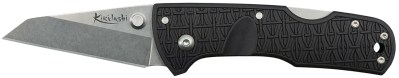 Cold Steel CS20KPL Kiridashi  2.50″ Folding Sheepsfoot Plain 4116 Stainless Steel Blade/Black Griv-Ex Handle Includes Pocket Clip