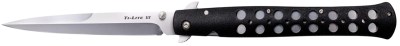 Cold Steel CS26SXP Ti-Lite  6″ Folding Spear Point Plain AUS-8A SS Blade/Black Zy-Ex Handle Includes Pocket Clip