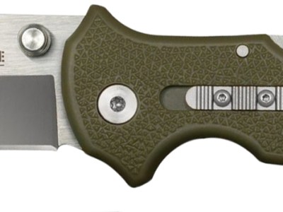 Cold Steel CS21A Bush Ranger Lite 3.50″ Folding Clip Point Plain 8Cr13MoV SS Blade/Black GFN Handle Includes Pocket Clip