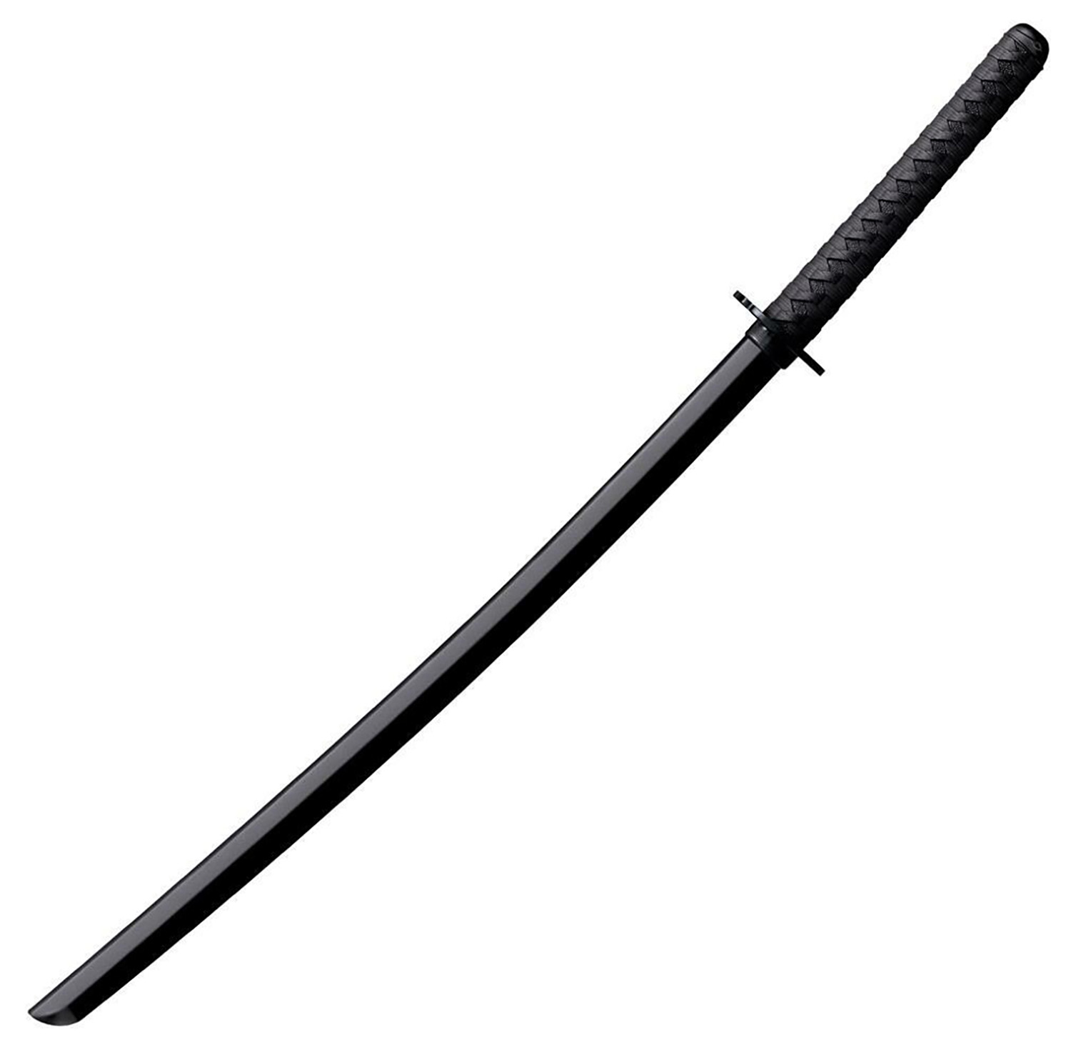 Cold Steel CS92BKKC Bokken Training Sword 30″ Fixed Plain Black Polypropylene Blade 11.50″ Black Imitation Cord Wrap Polypropylene Handle