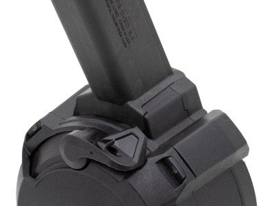 Magpul MAG1033BLK PMAG GL9 50rd Drum 9mm Luger Compatible w/Glock Black Polymer