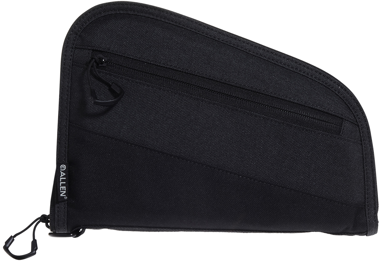 Allen 7749 Auto-Fit 2.0 Handgun Case Thick Foam Padding w/Knit Interior, Exterior Pocket & Black Finish for Compact Semi-Autos 9″ L