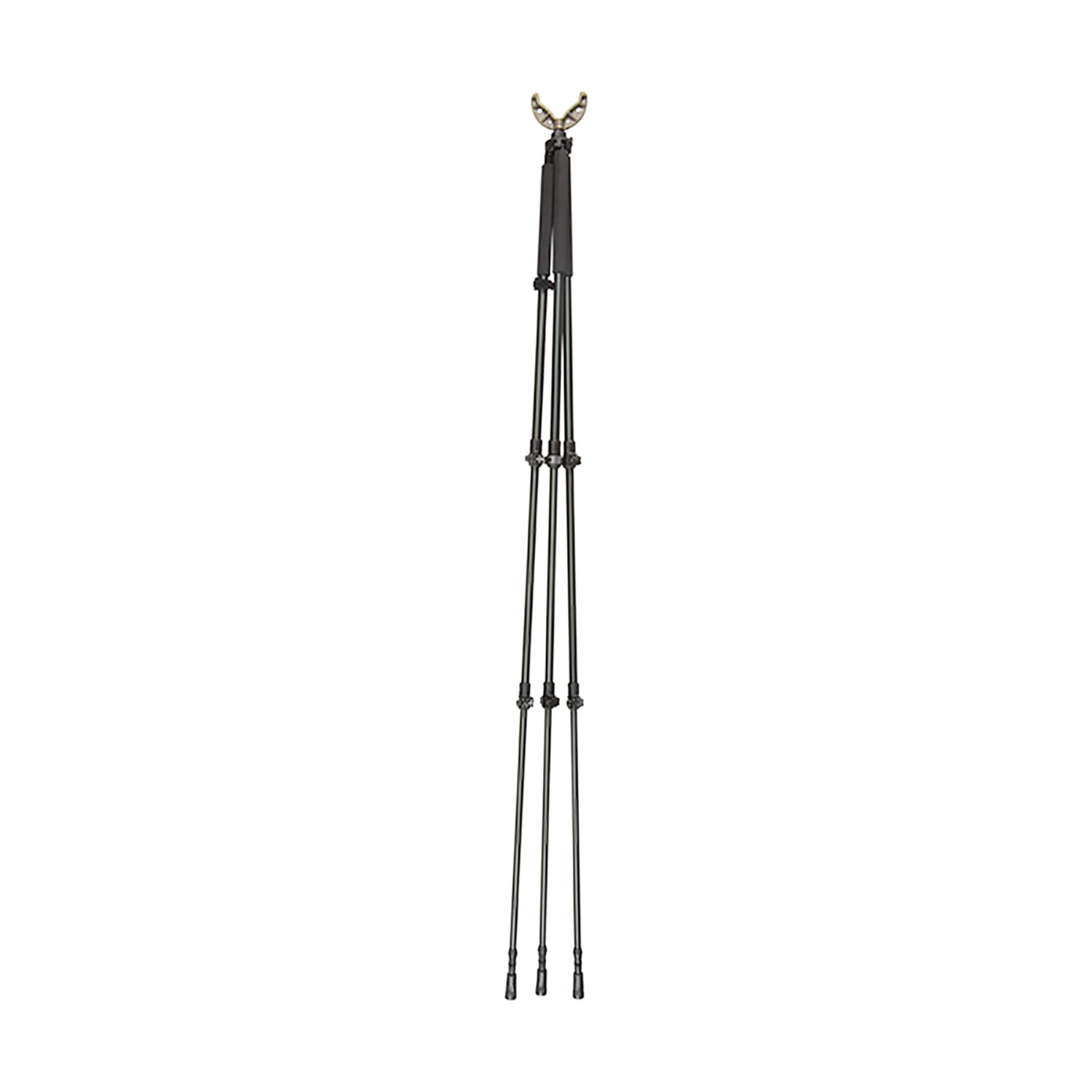 Allen 21412 Axial  Tripod Black Aluminum w/Rubber Feet 61″ Vertical Adjustment