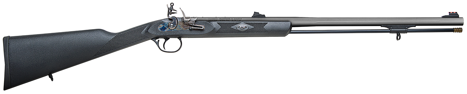 Traditions R381050 PA Pellet Ultralight 50 Cal Flintlock 26″ Stainless Cerakote Black
