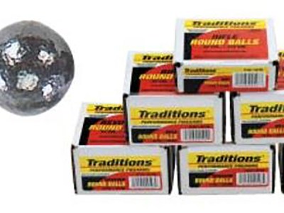 Traditions A1644 Rifle Round Balls  50Cal Lead Ball 177gr 100/Box