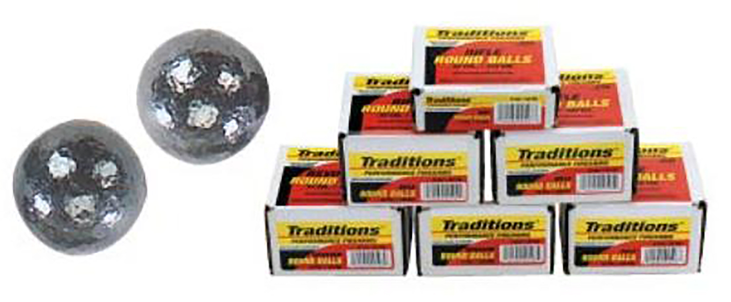 Traditions A1644 Rifle Round Balls  50Cal Lead Ball 177gr 100/Box