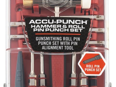 Real Avid AVHPS-RP Accu-Punch Hammer & Roll Pin Punch Set Black/Red Steel Rubber Handle
