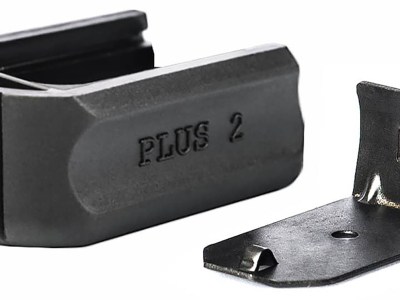Mec-Gar F42099SET Plus-2 Adapter Set Black Aluminum/polymer, Fits Mec-Gar Optimum Flush Magazines