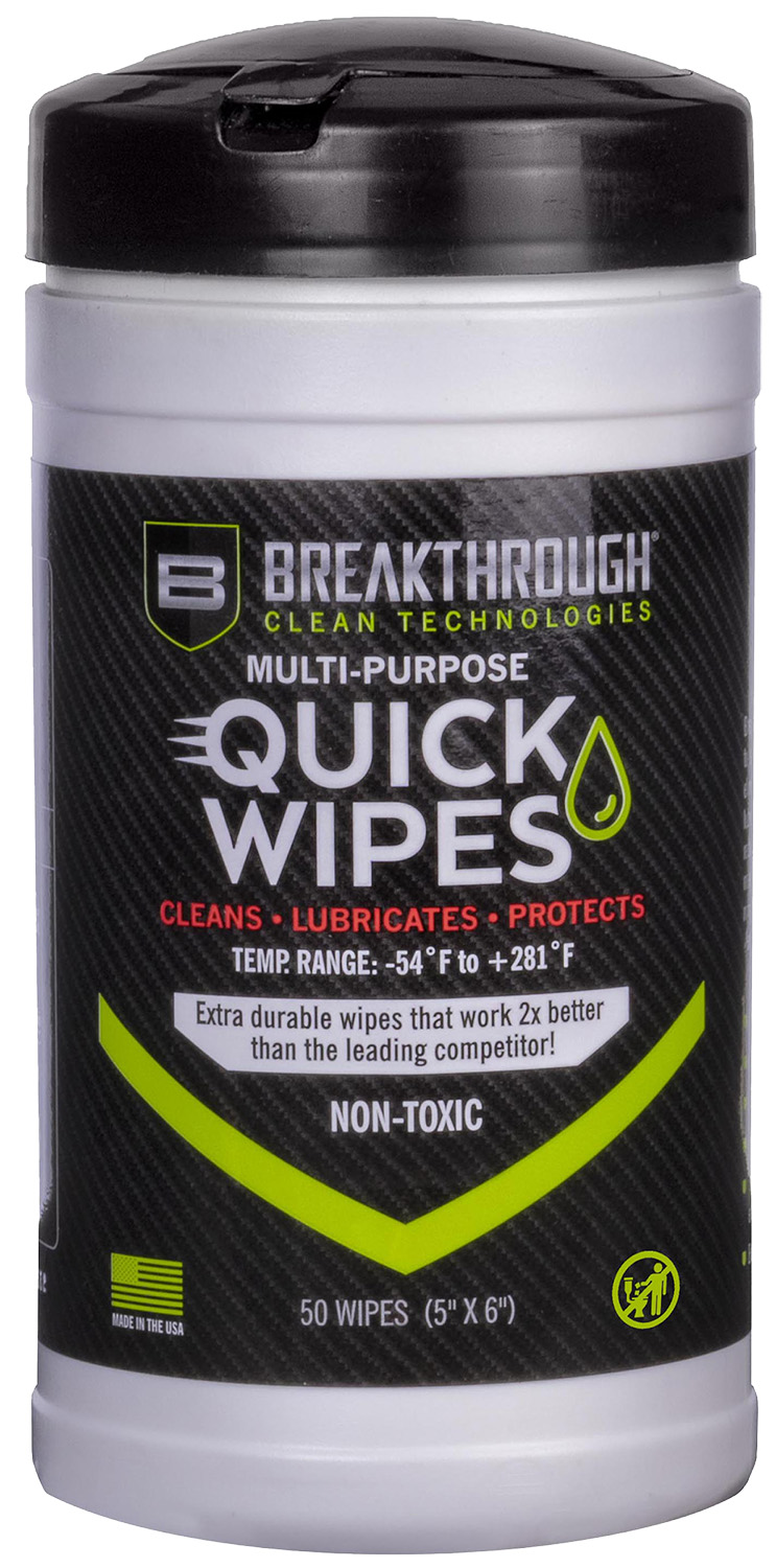 Breakthrough Clean BTCLPQW50 Quick Wipes  5″ x 6″  50 Count