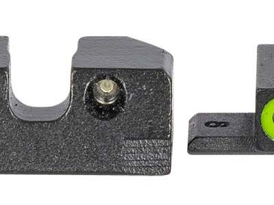 Meprolight USA 401103111 Hyper-Bright  Green Tritium Green Outline Front Sight-Green Tritium Black Outline Rear Sig Sauer P-Series