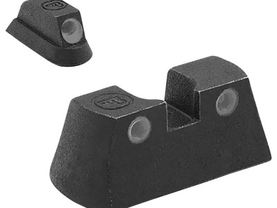 Meprolight USA 177753101 Tru-Dot  Green Tritium White Outline Front Sight-Green Tritium White Outline Rear Sight CZ P-01