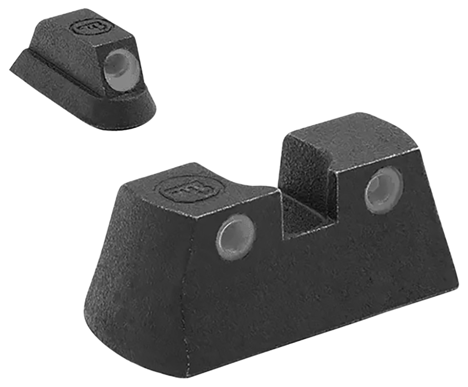 Meprolight USA 177753101 Tru-Dot  Green Tritium White Outline Front Sight-Green Tritium White Outline Rear Sight CZ P-01