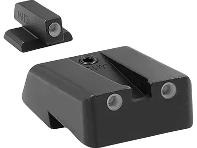 Meprolight USA 198103101 Tru-Dot  Green Tritium White Outline Front Sight-Green Tritium White Outline Rear Sight Armscor/Rock Island Tac 1911