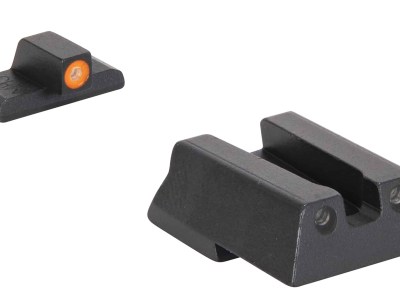 Meprolight USA 415453131 Hyper-Bright  Green Tritium Orange Outline Front Sight-Green Tritium Black Outline Rear Sight HK VP9/HK45/HK45C