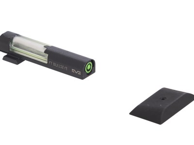 Meprolight USA 632213108 FT Bullseye Front Sight Green/Tritium/Fiber Optic Black Frame, Fits Smith & Wesson M&P Shield, Dovetail Mount