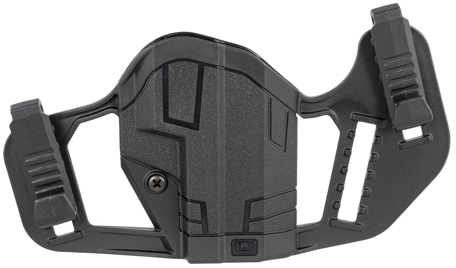 Uncle Mike’s 79077 Apparition  IWB/OWB Belt Clip Mount Compatible w/Glock 43/43X/Springfield Hellcat Black Polymer Ambidextrous