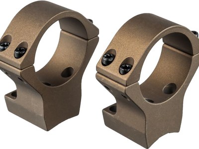 Talley HC750735 Scope Mount/Ring Combo  Burnt Bronze Aluminum 30mm Tube X-Bolt High Rings Short/Long Action 0 MOA