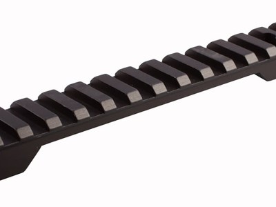 Talley PSM252153 CVA Cascade Picatinny Rail  Black Anodized Short Action 20 MOA