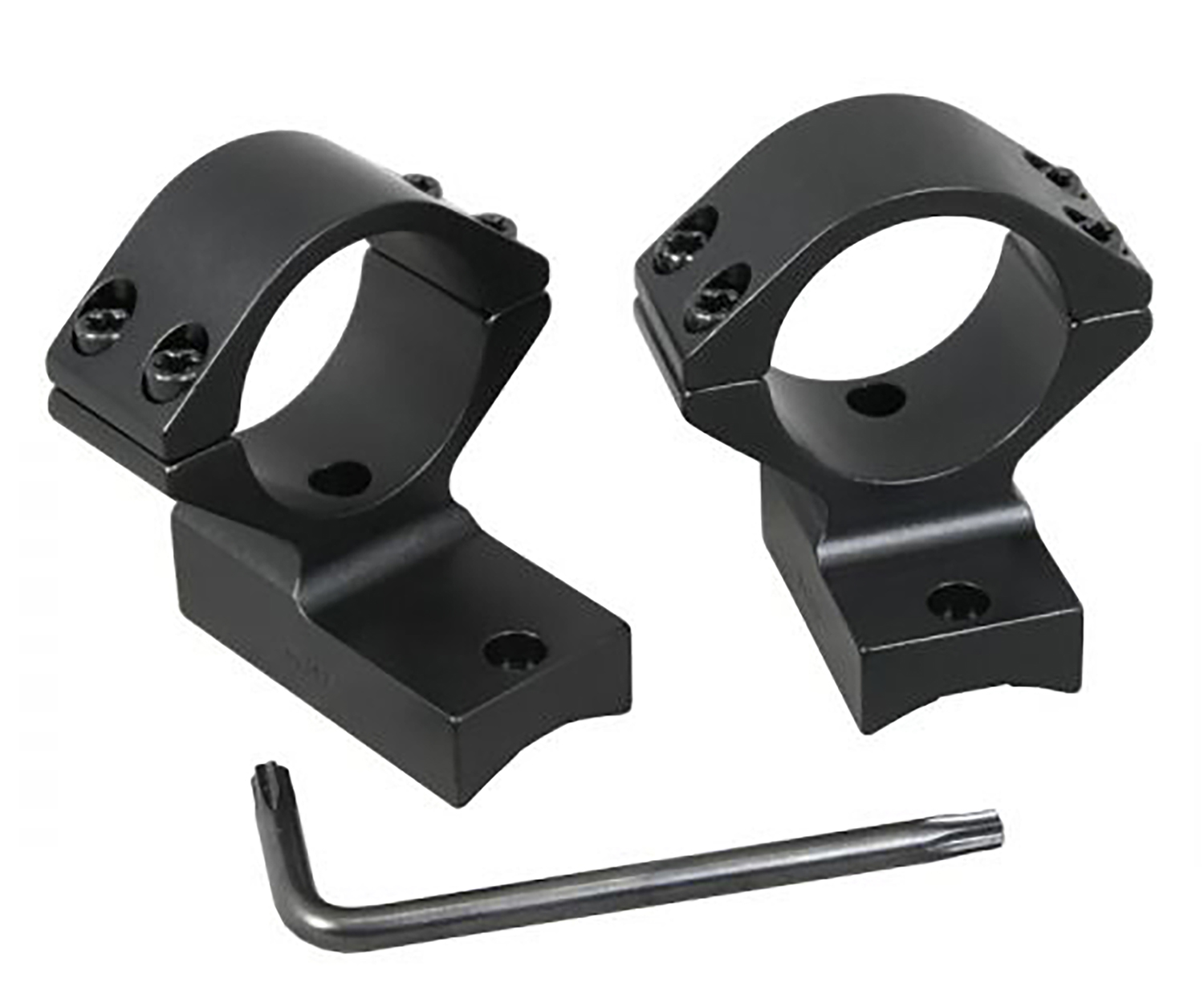 Talley 948749 Scope Mount/Ring Combo  Black Anodized Aluminum 1″ Tube Kimber 84M Medium Rings 0 MOA