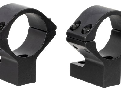 Talley 940759 Scope Mount/Ring Combo  Black Anodized Aluminum 1″ Tube Tikka T1/T1X Medium Rings 0 MOA