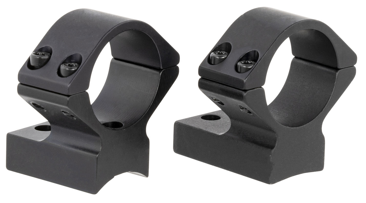 Talley 930706 Scope Mount/Ring Combo  Black Anodized Aluminum 1″ Tube Weatherby Mark V Low Rings Non-Magnum Action 0 MOA