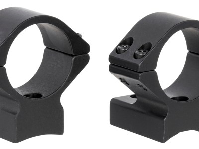 Talley 930765 Scope Mount/Ring Combo  Black Aluminum 1″ Tube Winchester XPR Low Rings 0 MOA
